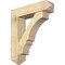 Ekena Millwork Balboa Arts and Crafts Rough Sawn Bracket w/ Offset Brace, Douglas Fir, 8"W x 32"D x 36"H BKT0806X32X36BOA03RDF - alternate 1